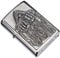 Zippo 200 2000860 Game Over Emblem Benzinfeuerzeug, Messing, Chrom gebürstet, 1 x 3,5 x 5,5 cm