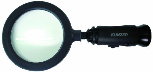 Kunzer 7LL01 Lupe mit 3-Facher Vergrößerung und Led Beleuchtung