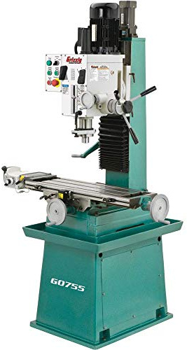Grizzly G0755 Heavy-Duty Mill/Drill with Stand and Power Feed