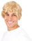 P'TIT CLOWN - 81119 - Kurze Perücke mit Scheitel - Short Cut Wig - Nick-, Surfer-, Boys Band-Look - Perfekt für Karneval, Mottopartys, Kostümpartys, Halloween, Manga, Cosplay - Erwachsene - Blond