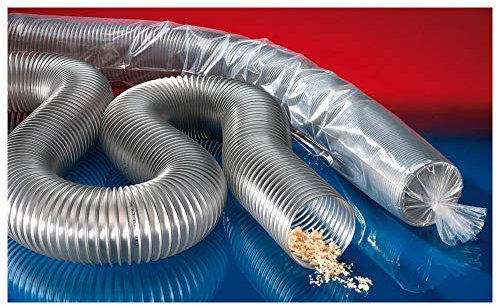 Leichter PU-Absaugschlauch schwer entflammbar, Durchmesser 60 mm, 5 m, 53100600000-0000000500