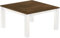 Esstisch Rio Classico 140x140 cm Nussbaum Weiß mit Sperrholzeinlage Küchentisch großer Tisch Holztisch Pinie Massivholz Brasilmöbel