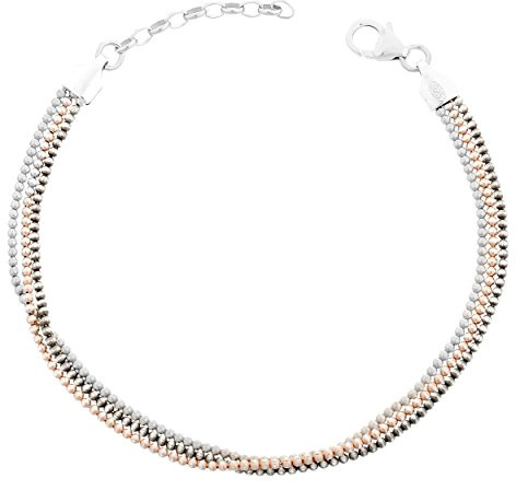 Orphelia Damen-Armband Silber vergoldet rhodiniert 18 cm-ZA-7203