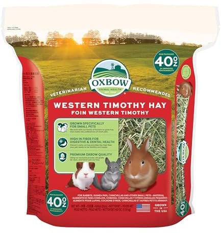 Oxbow Western Timothy Hay Small Animal Food - 1.1kg