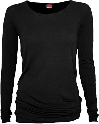 Gothic Elegance - Baggy Top Black