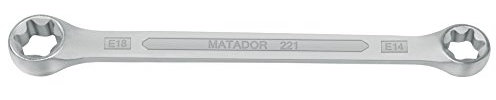 MATADOR Doppelringschlüssel, Torx, E 14 x 18, 0221 1418