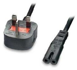 ShaniTech Fig.8 C7 Mains Power AC Cable 3.0 Metre 3M Copper Cable