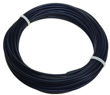 baytronic Aderleitung Litze Kupferkabel 1,5mm² Schwarz (10m)