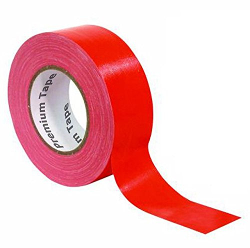 Premium Tape DUCT-190 50m x 50mm rotUltra Strong Profi Gewebeklebeband Steinband Duct Tape Gaffa Gaffer Tape Panzertape Panzerband