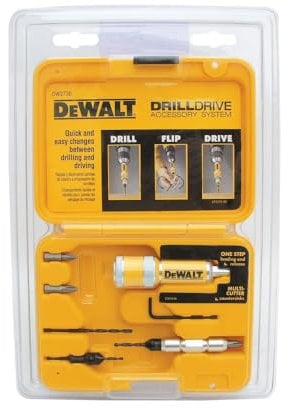 DEWALT Juego de brocas, cambio rápido, 8 piezas (DW2730)