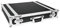 ROADINGER Verstärkerrack PR-1, 2HE, 47cm tief | Flightcase für 483-mm-Geräte (19) | mehrschichtig verleimtem Holz, schwarz laminiert