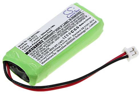 CS-SDT74SL Akku 500mAh Kompatibel mit [Dogtra] 1900S Transmitters, 1902S Transmitters, 2300NCP Remote Dog Training System Transmitter, 2300NCP Transmitter, 2300TX Transmitter, 2302NCP Advance, 2302NC