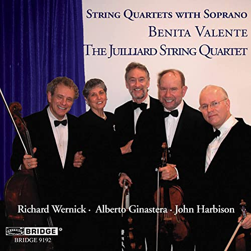 String Quartets with Soprano - Wernick: String Quartet No. 5 / Ginastera: Third String Quartet / Harbison: The Rewaking