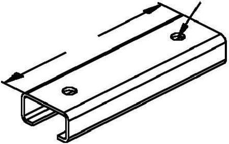PROFIL-SCHIENE 200 MM NIEDAX 2970/200-2 SL