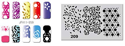 Airbrush Nail Art Stencil Fengda JFH11-209