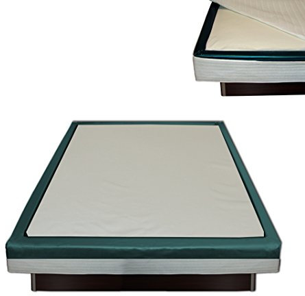 Orthopädischer Visco Softside Wasserbett Viscotopper 2 cm mit Piqué-Bezug (180 x 220 cm)