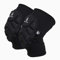 Knieschoner von WOLFBIKE zum Skifahren, für Torwart, Fußball, Volleyball, Extremsport, Knieschutz, Knieschoner, schwarz, Schwarz , L (Thigh 13-17)