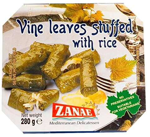 Zanae Vine Leaves Stuffed with Rice 280g
