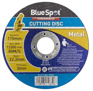Bluespot 115mm (4.5) Metal Cutting Disc