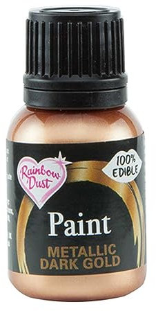 Rainbow Dust Métallique Colorant Alimentaire Peinture Comestible Pour Décoration de Gâteau - Or Foncé