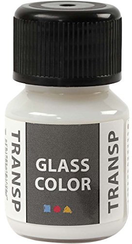 Creativ Company Glasfarbe Transparent, 35 ml, Weiß
