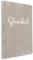 Stammbuch Klemmschiene Grau Corsivo Samt Hochzeit Familienstammbuch