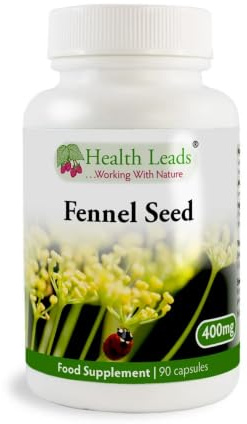 Fennel Seed 400mg x 90 Capsules (100% Additive Free Supplements)