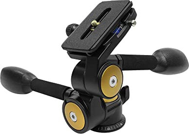 Omegon 3-Wege-Neiger Pro Stativ-Panoramakopf PD80