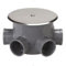 Crearplast c-140 - Bote sifonico pvc 110mm con tapa diámetro 40x50