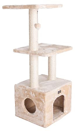ARMARKAT 3-tier Cat Tree Furniture with Sisal Scartching Post
