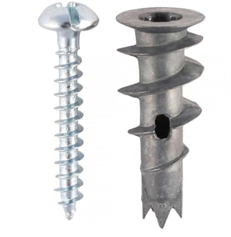 TIMco TBAZS Metal Speed Plug 3.15 with Screw 4.5 x 30 - Zinc (Box of 100)