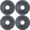 BodyRip Cast Iron Weight Plate | 4x 0.50kg Fraction Disc, 1 Standard Hole | Dumbbell or Barbell | Home Gym Training, Weightlifting