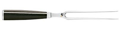 KAI Shun Classic japanische Fleischgabel 16,5 cm Zinken - korrosionsbeständiger, hochwertiger Edelstahl - Pakkaholzgriff - Made in Japan - Bratengabel Grillgabel Tranchiergabel geschmiedet