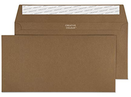 Blake Creative Colour 25223 Farbige Briefumschläge Haftklebung Milch Schokolade DL+ 114 x 229 mm 120g/m² | 25 Stück