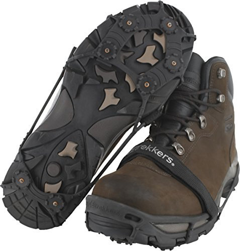 Icetrekkers Spikes Traction Klampen, Unisex, schwarz, L/XL