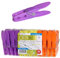 Pinzas Tender Ropa Plastico (Pack 24 Piezas)