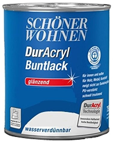 750 ml Schutz Farbe Ral 1515 Cashmere Schöner Wohnen DurAcryl Bunt Trend Lack Dose glänzend wasserverdünnbar innen außen Bowatex