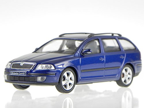 Abrex Skoda Octavia Combi 2005 tiefsee blau Modellauto 143AB-002K 1:43