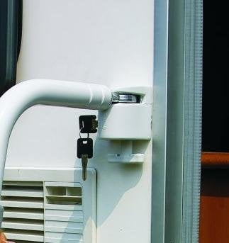 FIAMMA Security Handle White Plastic Lock cover