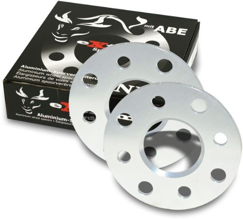 10 mm Alu Spurverbreiterung Spurplatten 4 X 100 für VW Golf I + Jetta I