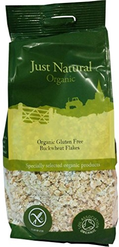 Just Gluten Free Organic GF Buckwheat Flakes 350 g (order 9 for trade outer)