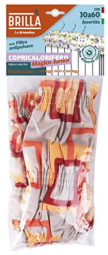 La Briantina Couvre-radiateur Magico Junior-de 30 à 60 cm Cache, Coton, Fibre Caoutchouc, Fil de Polyester, Motif aléatoire, 30-60 cm