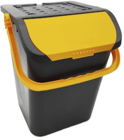 Ecoplast - EC35 - Ecologic - Poubelle - Jaune, 38 x 36,5 x 45 cm