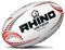 Rhino Unisex Meteor Match Rugbyball, Größe 5, Weiß