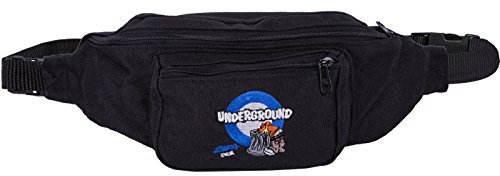 2Stoned Hüfttasche Bauchtasche Retro mit Stick Underground in Schwarz für Herren und Jungen