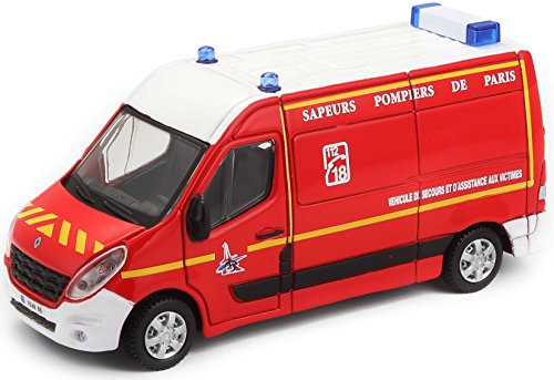 Bburago 32008 Maisto Frankreich Renault Master Krankenwagen - Maßstab 1/55 - farblich sortiert