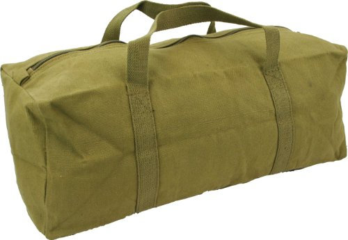 HIGHLANDER HEAVY DUTY MILITARY TOOL BAG 18 OLIVE ARMY
