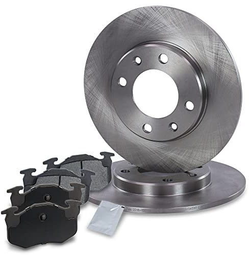 Bremsscheiben Voll Ø247 MM + Bremsbeläge Bremsklötze hinten