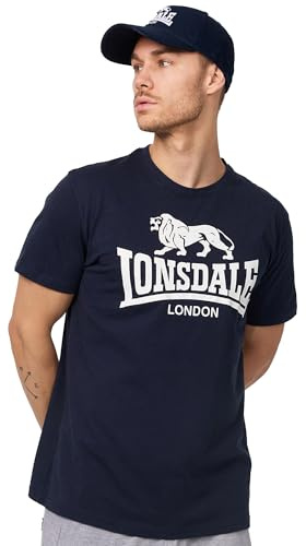 Lonsdale Herren Sport Shorts T-Shirt Promo, marineblau, X-Small