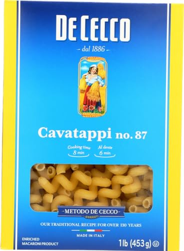 10x Pasta De Cecco 100% Italienisch Cavatappi n. 87 Nudeln 500g